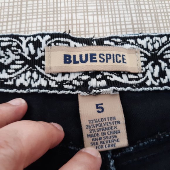 Blue Spice Jeggings Size 5 (Juniors) Elastic Waist - Picture 6 of 10